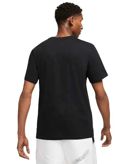 Practical Wear StretchComfortWeave Jordan maglietta manica corta da uomo Jumpman CJ0921 011 nero bianco