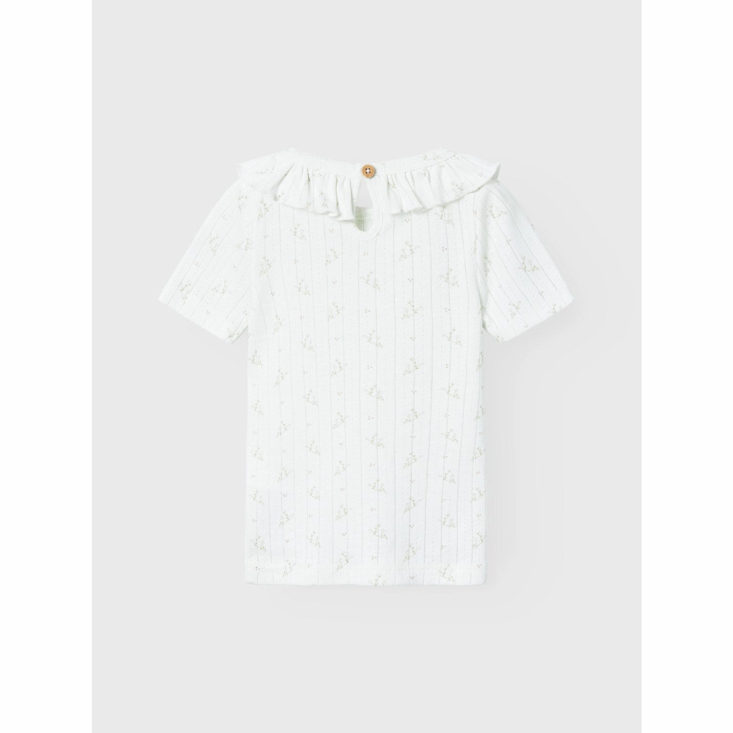 Lil'Atelier Coconut Milk Rachello Dia Slim Top Bold Statement Sweat Absorbent