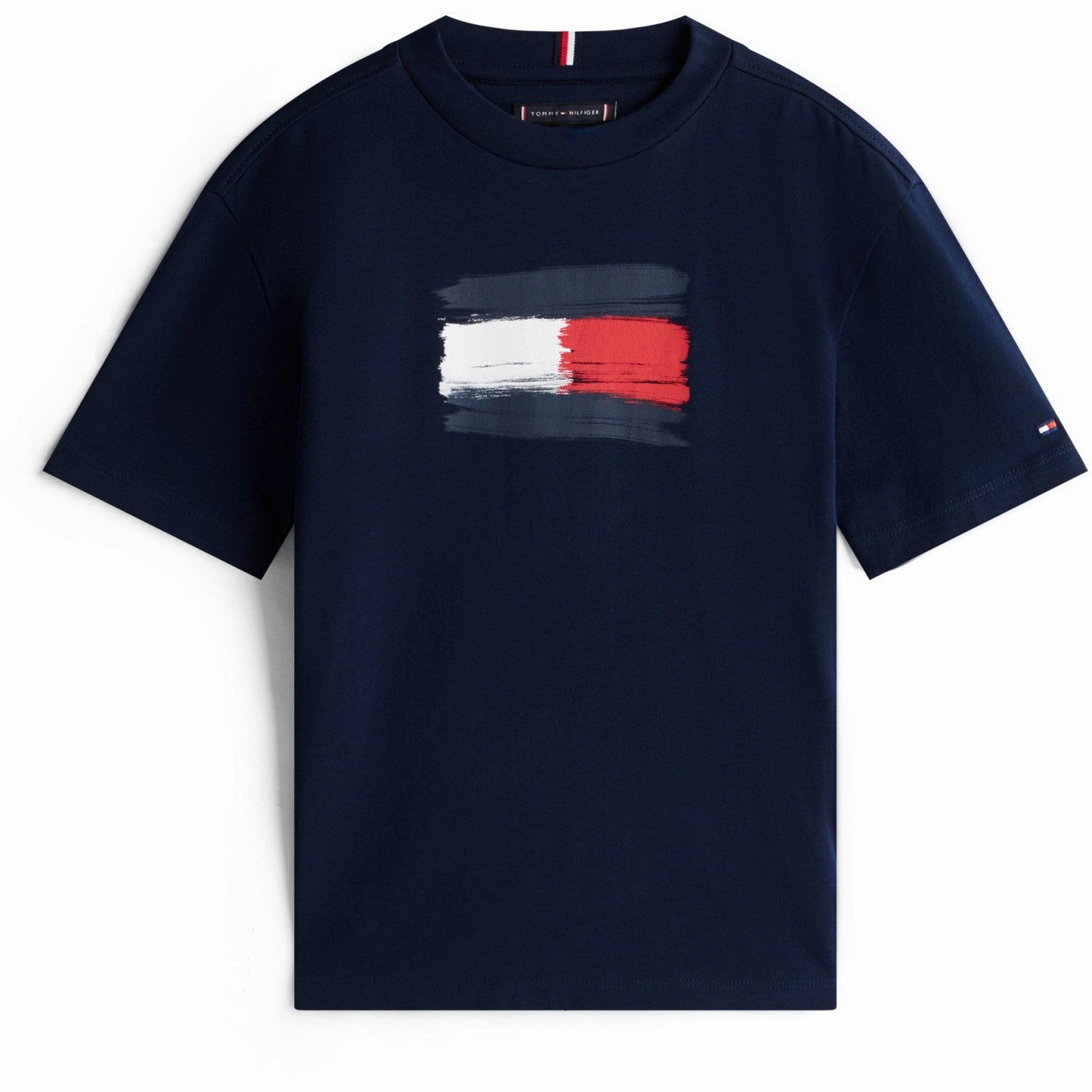 Cool Style City Fashion Look Tommy Hilfiger Dark Night Navy Flag Archive Tee Ss