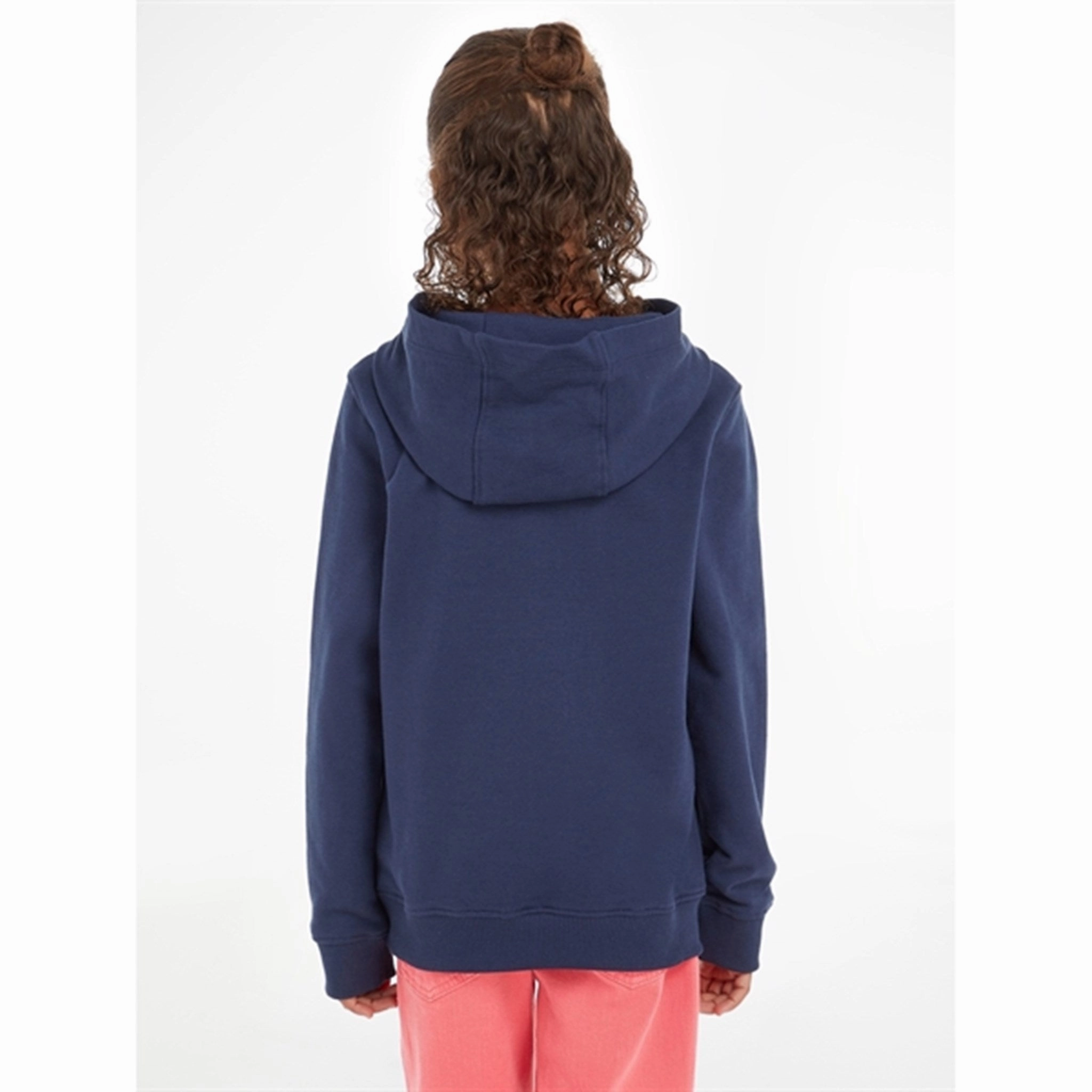 Sleeve Detail Soft Sense Tommy Hilfiger Essential Hoodie Twilight Navy