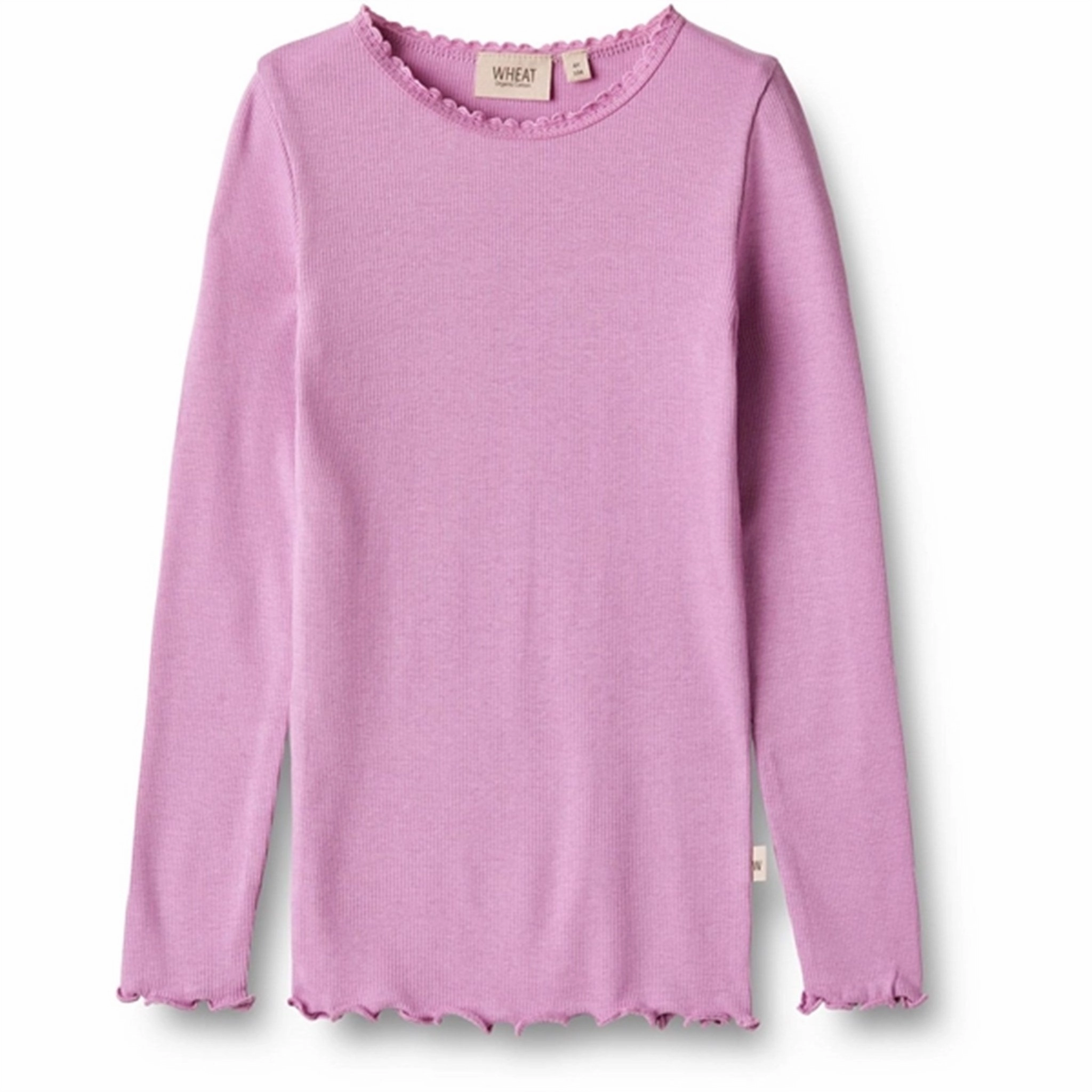 Chic Design Striped Design Wheat Iris Rib Blouse Reese