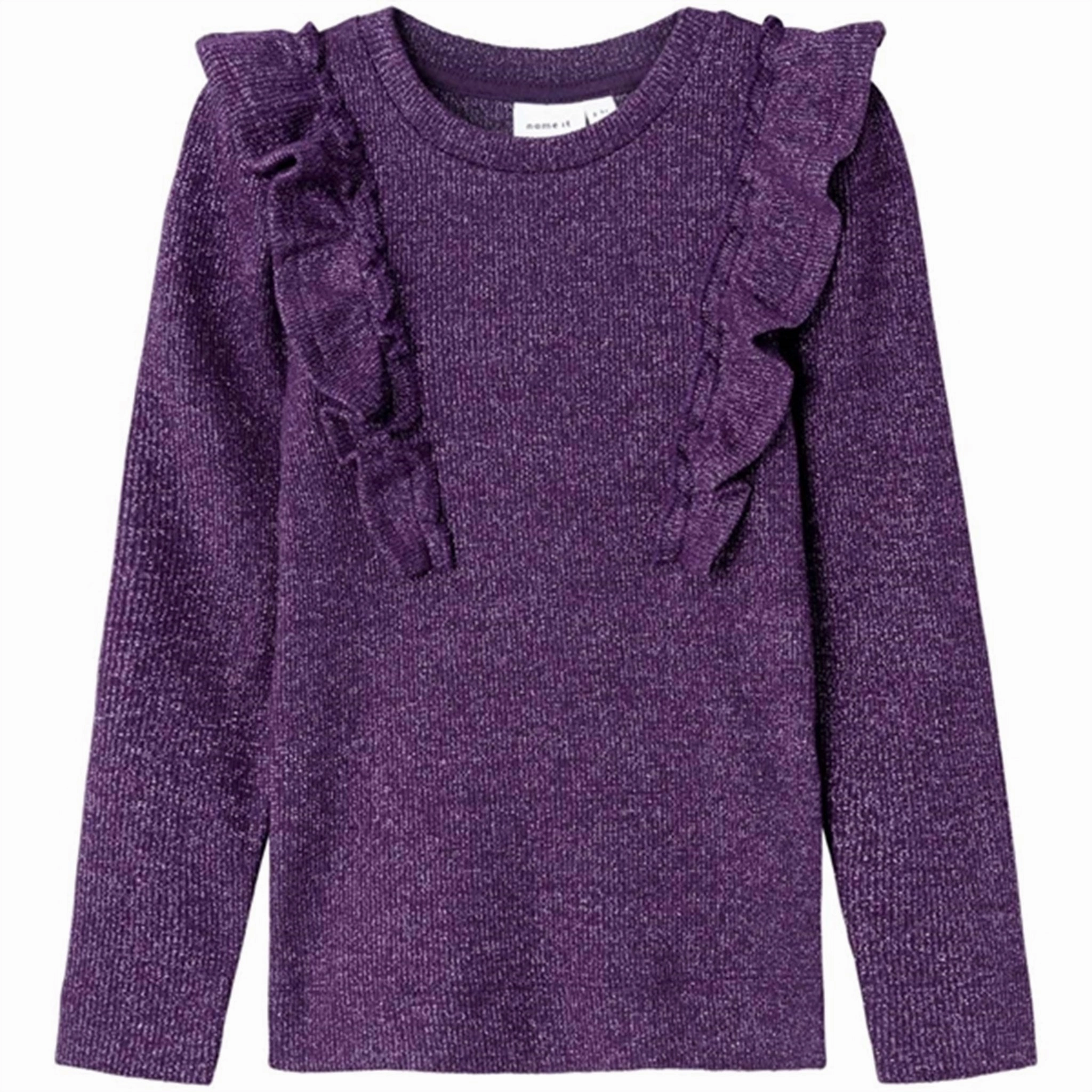 Bold Print Name it Blackberry Cordial Frenza Blouse