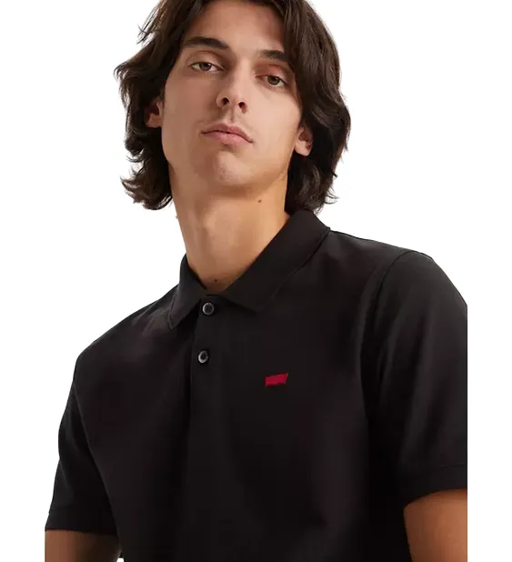 Levi's polo manica corta da uomo Housemark Slim A4842-0015 nero Versatile Wardrobe