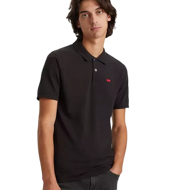 Durable Fabric Levi's polo manica corta da uomo Housemark Slim A4842-0015 nero