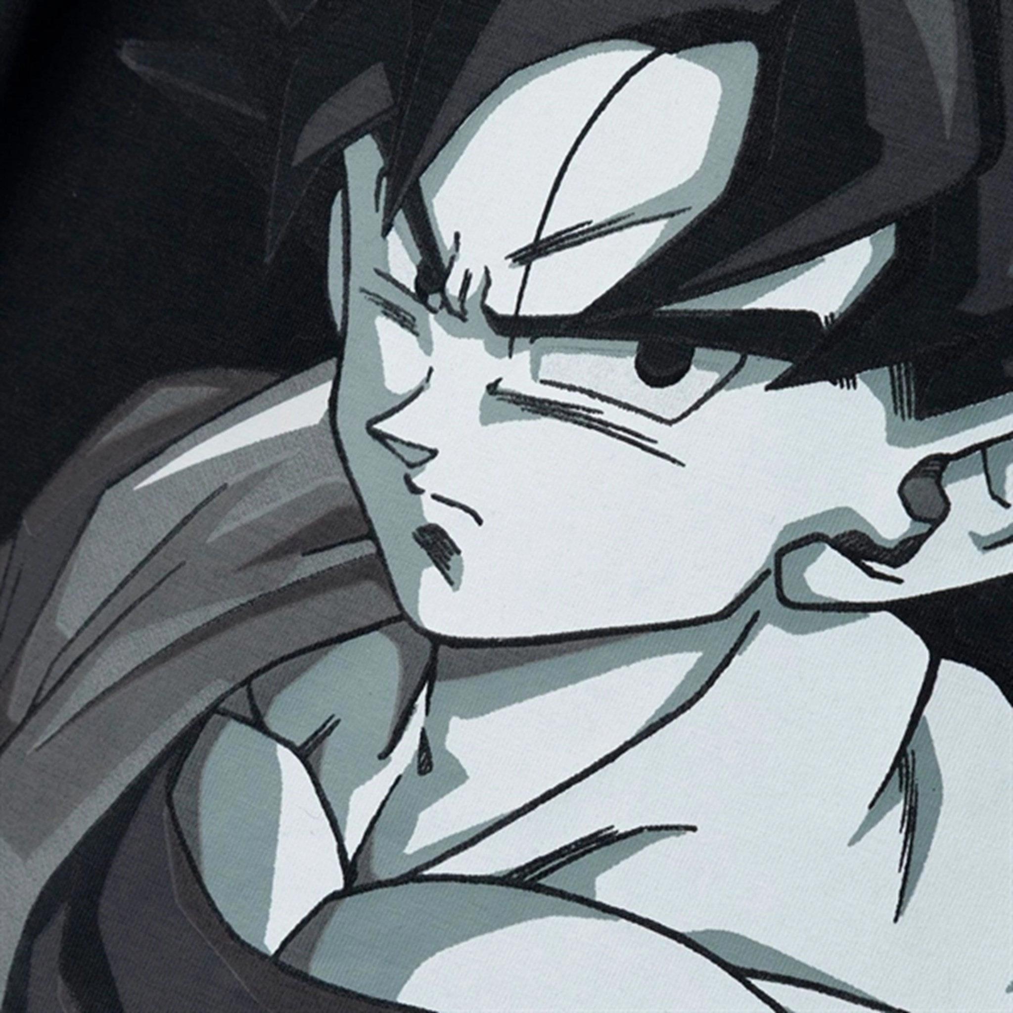 Name it Black Johan Dragonball T-Shirt Layered Sleeve Vintage Look