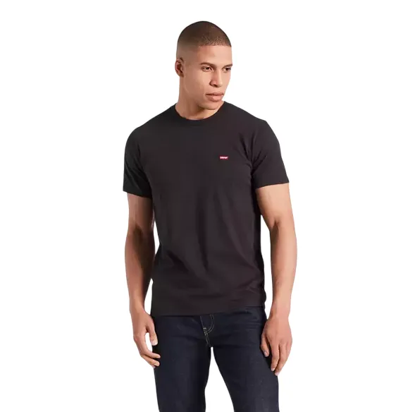 Levi's T-shirt manica corta da uomo Original Little Logo 566050009 nero in demand