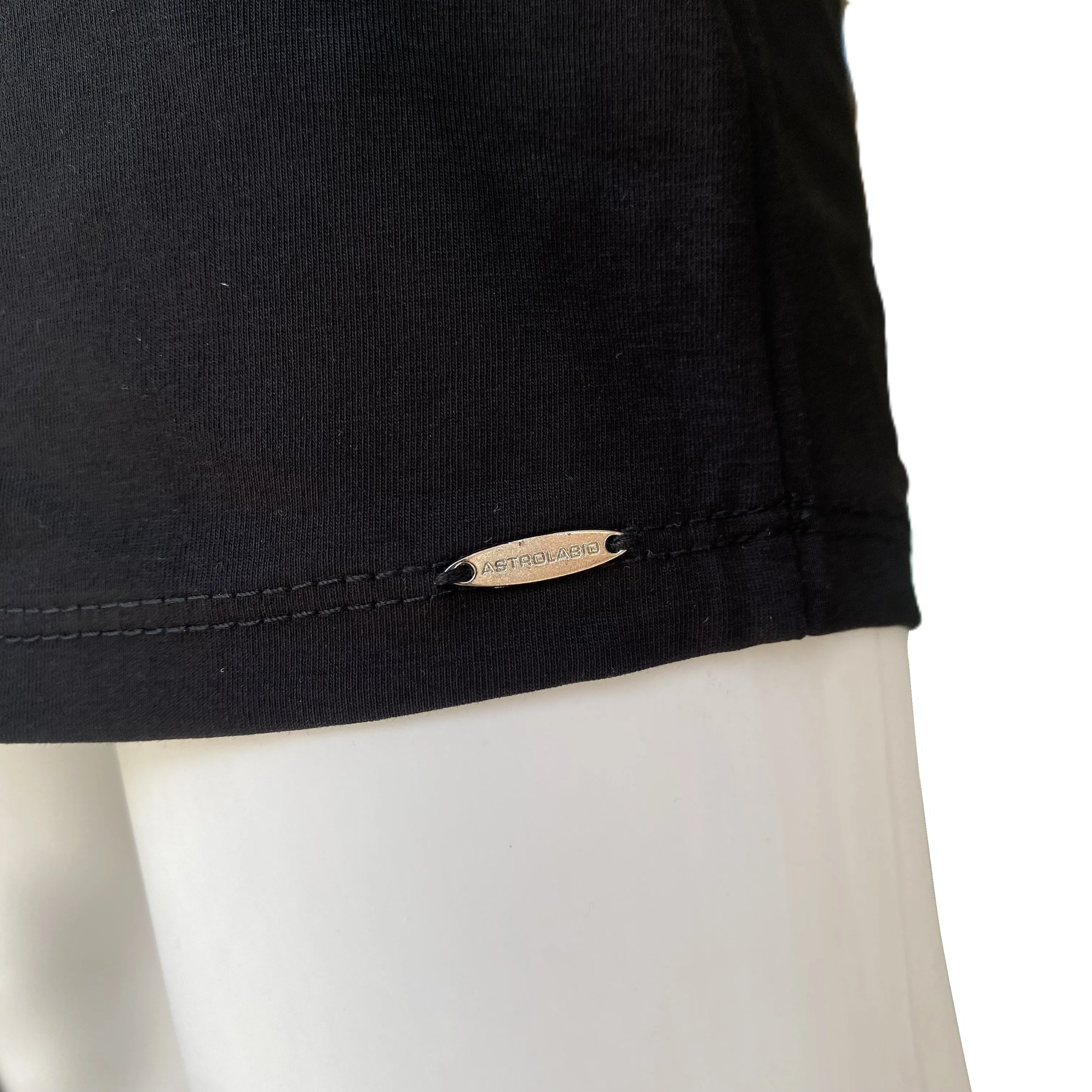 Tailored Fit Beach Walk Astrolabio Abito Smanicato Donna M787M 500 Nero | Eleganza Italiana