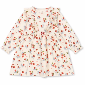 Konges Sl?jd Marmalade Basic Frill Dress Gots Flattering and Chic Soft Outfit