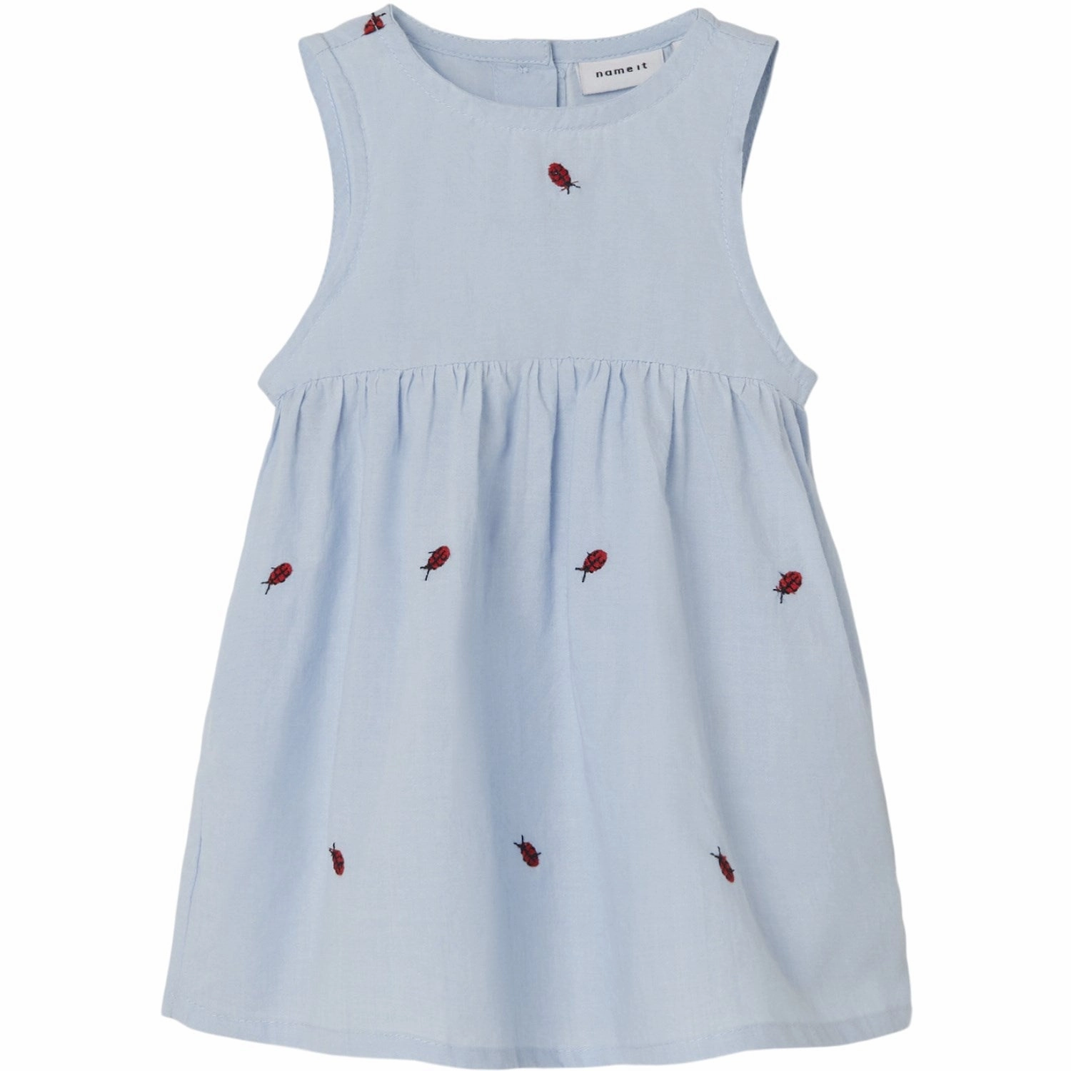 Name It Chambray Blue Ferilla Spencer Dress Wave Soft Elegant Fabric