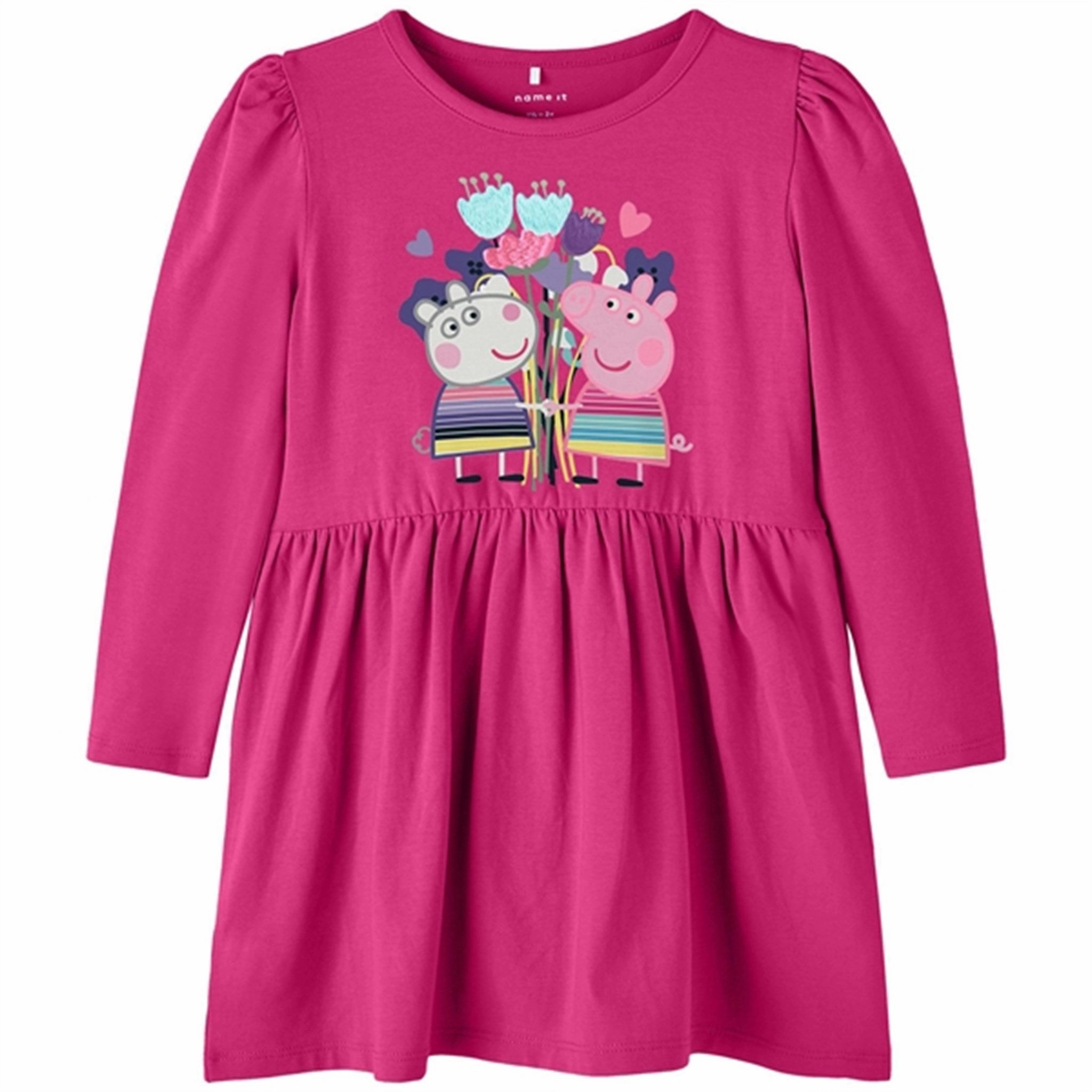 Name it Pink Yarrow Fusina Peppa Pig Dress Soft-Lining