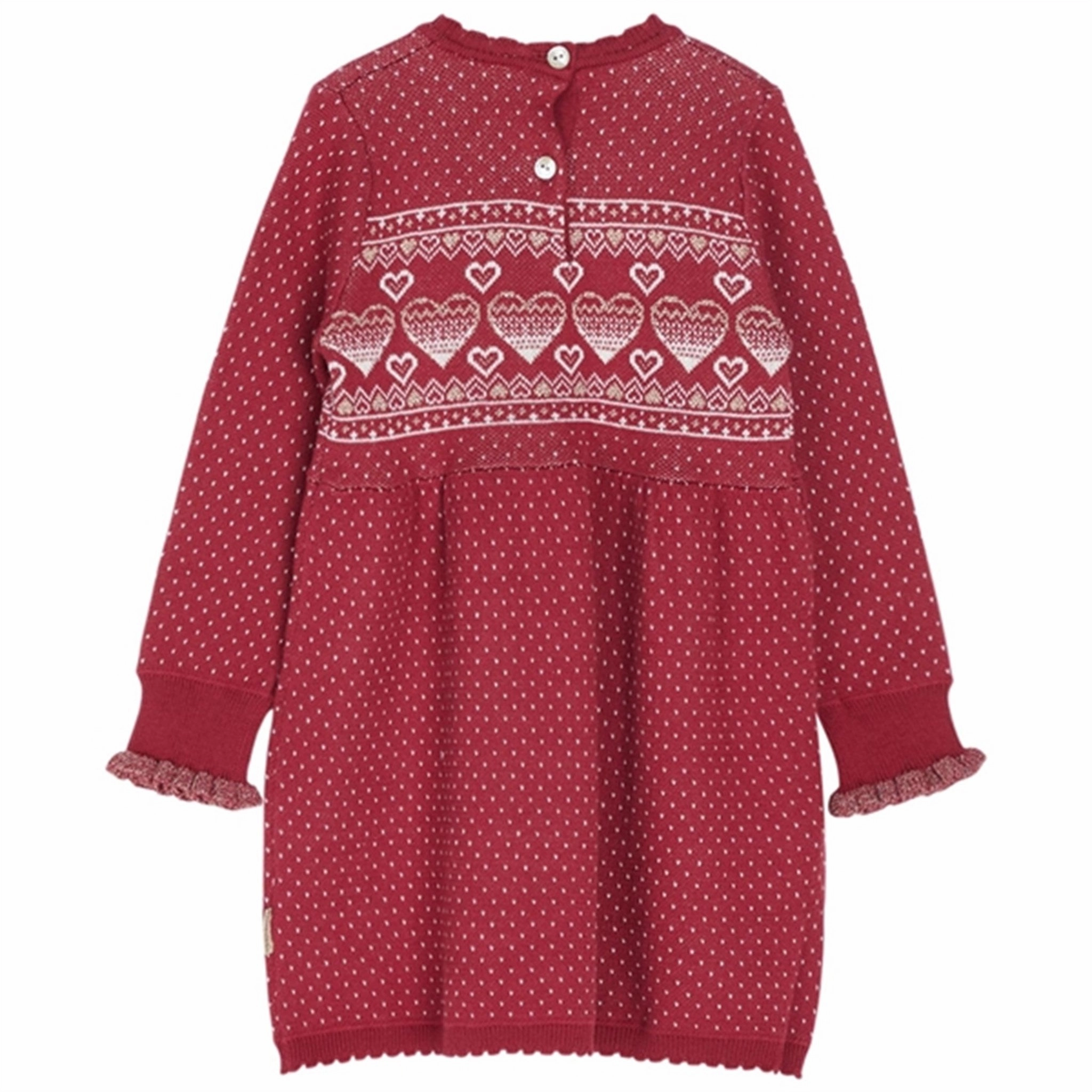 All Wear Contrast-Panel Hust & Claire Mini Teaberry Danine Dress