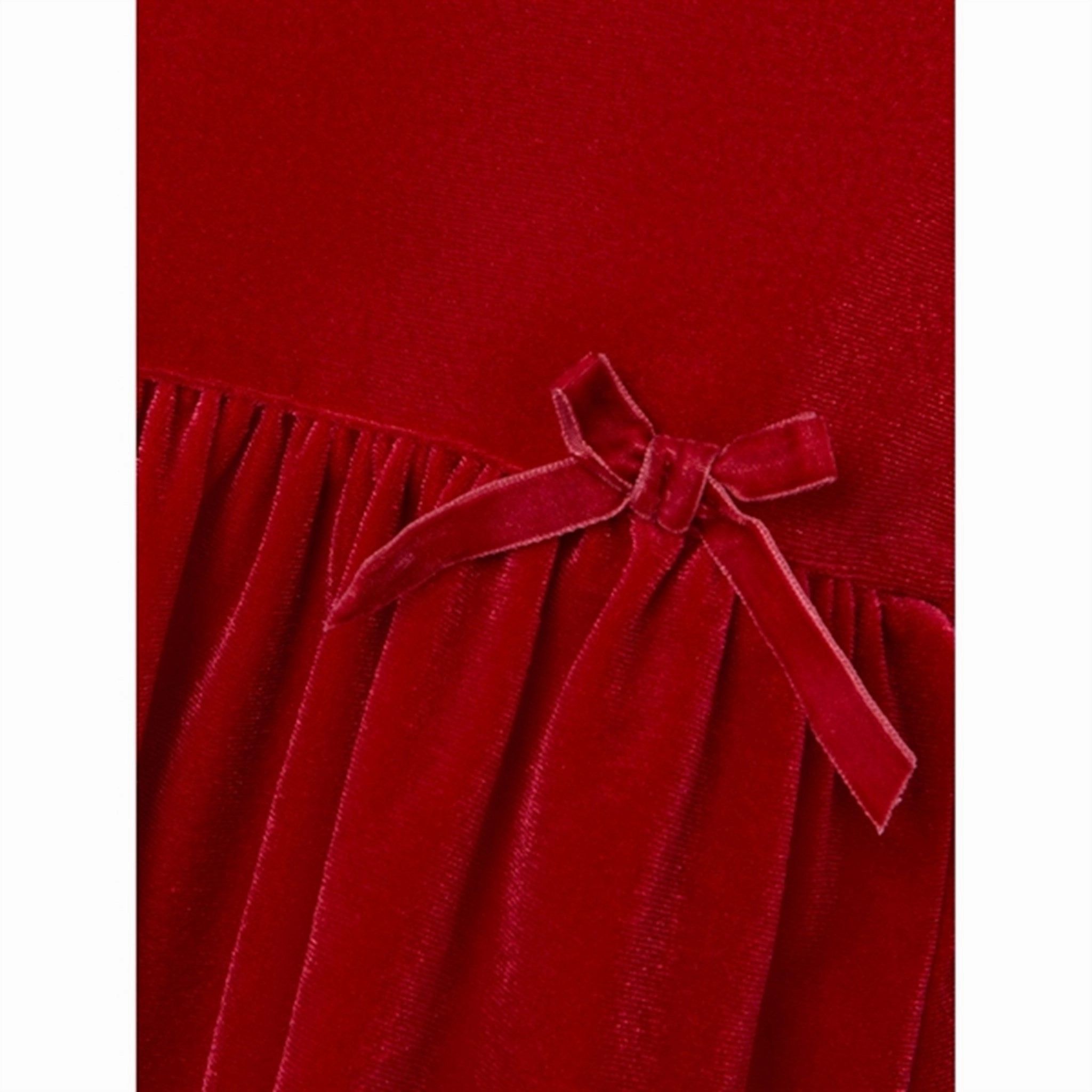 Name it Jester Red Revel Velour Dress All Season