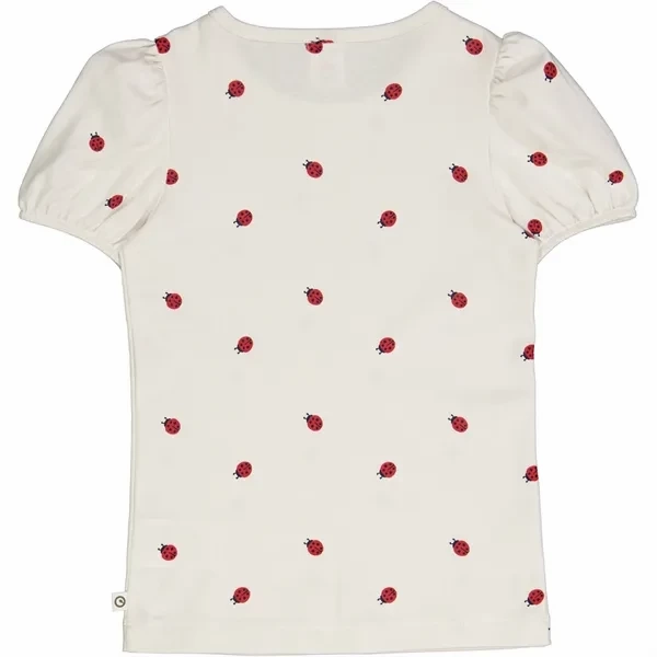M??sli Balsam Cream/Apple Red/Night Blue Ladybird Puff Top Soft And Comfortable Chill Wear