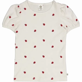 M??sli Balsam Cream/Apple Red/Night Blue Ladybird Puff Top Soft and Stylish Multi Panel Structure