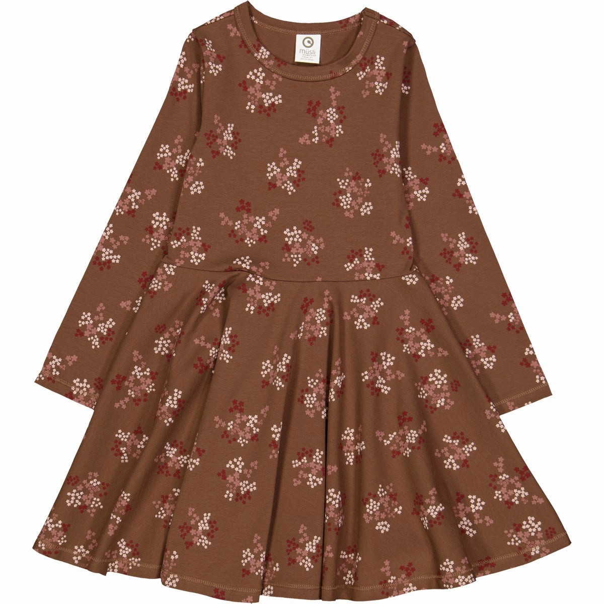 Light Base M??sli Bark/ Cabernet/ Nightingale Flora Swing Dress