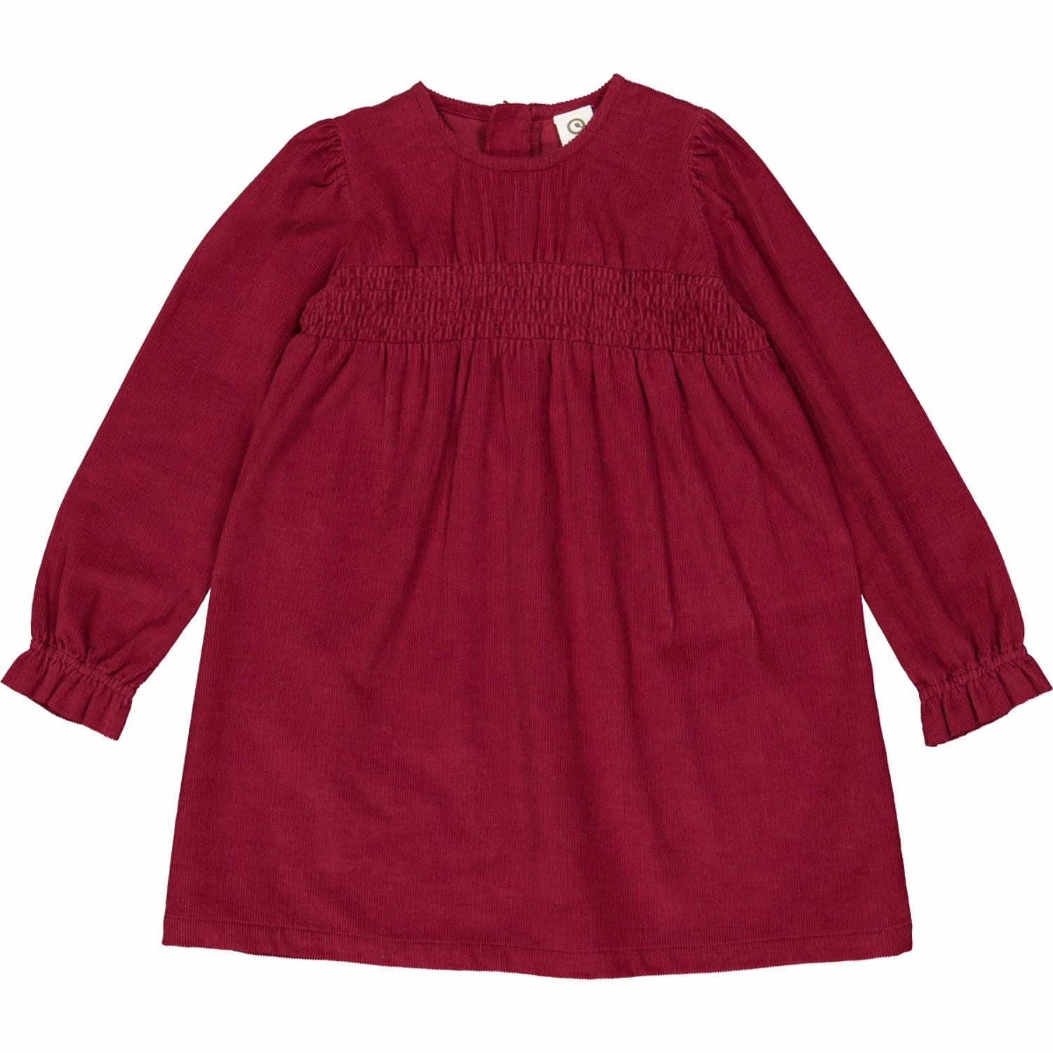Texture Flow M??sli Cabernet Corduroy Dress