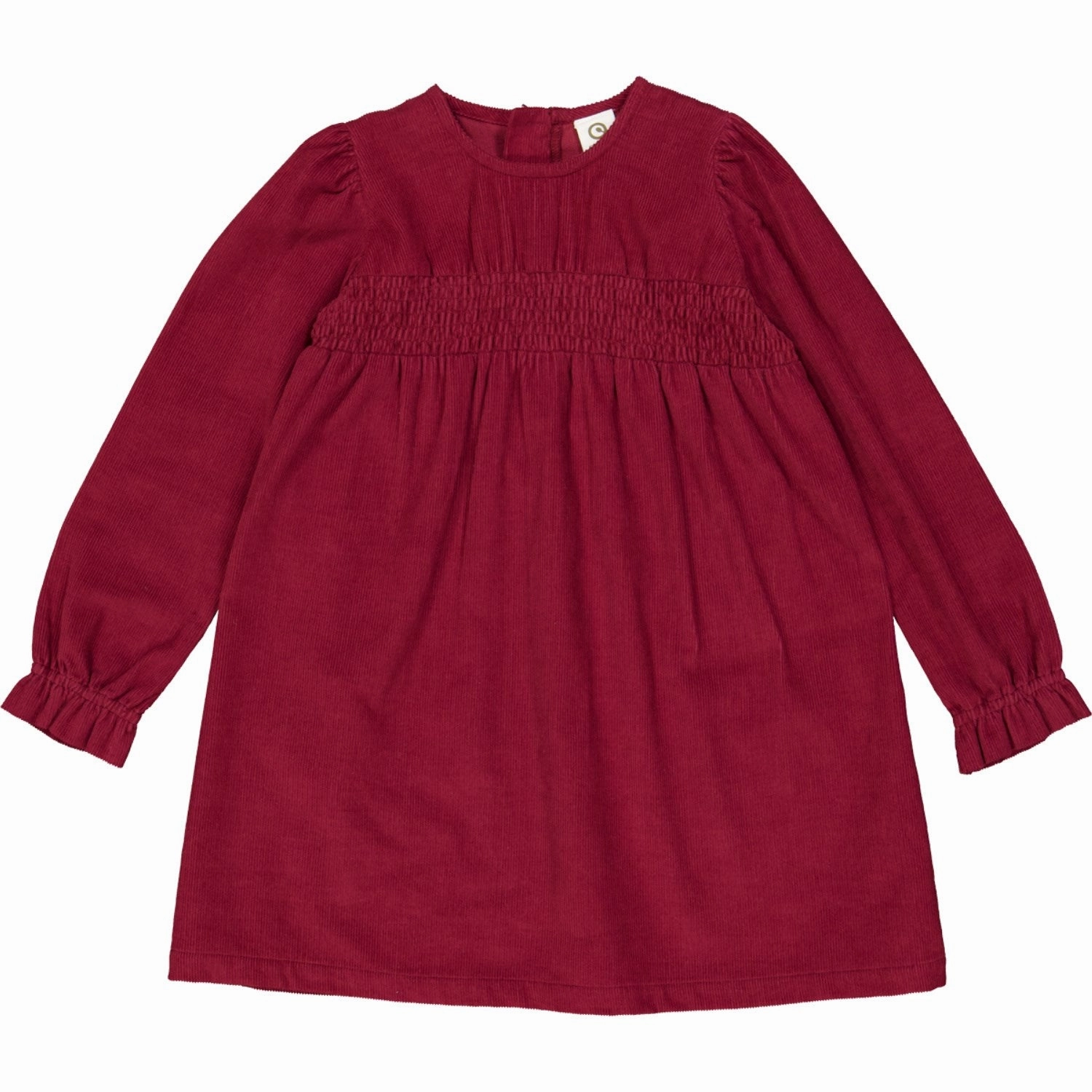Warm Soft Casual Lines M??sli Cabernet Corduroy Dress