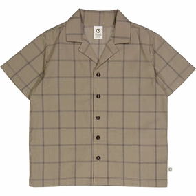 Eco friendly materials M??sli Cashew Check Shirt