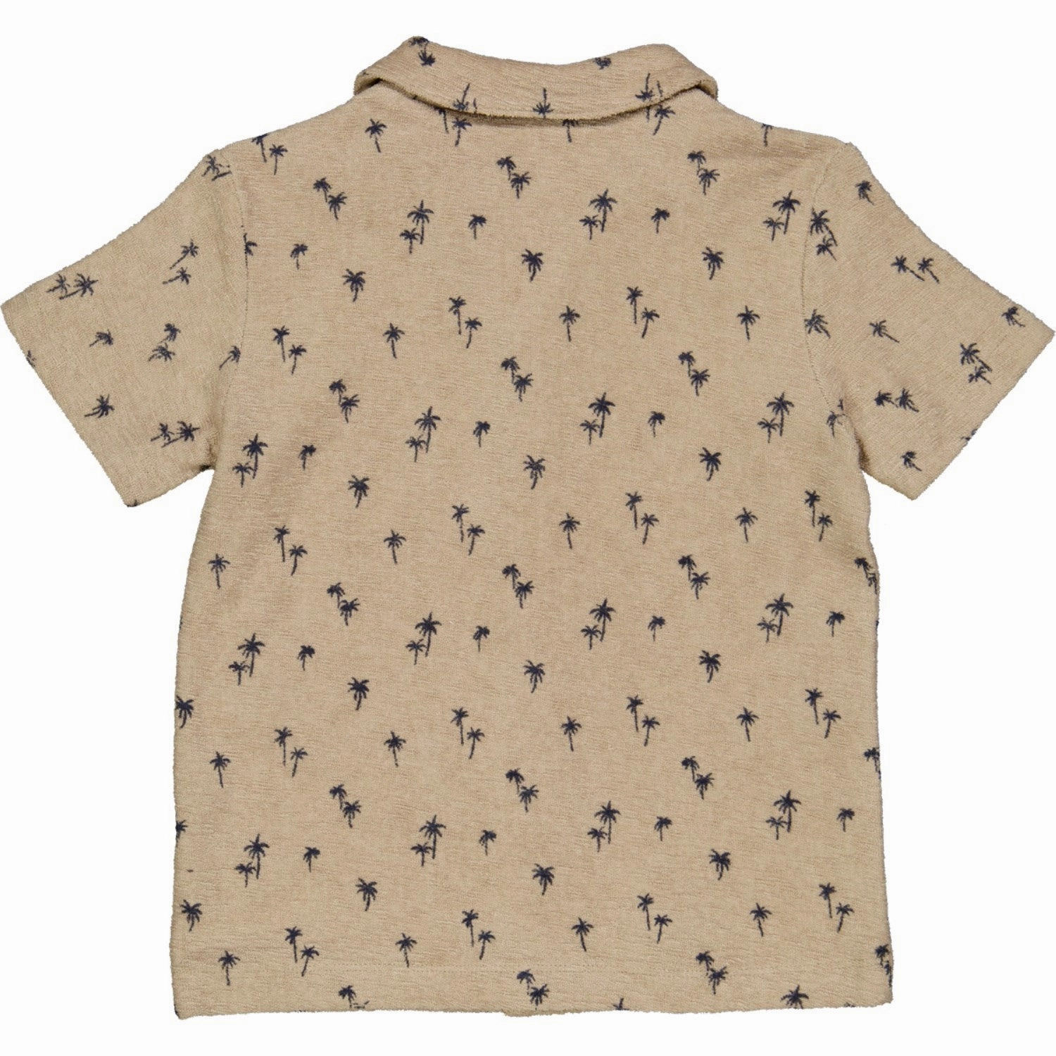 M??sli Cashmere/ Night Blue Palm Shirt Monochrome Style