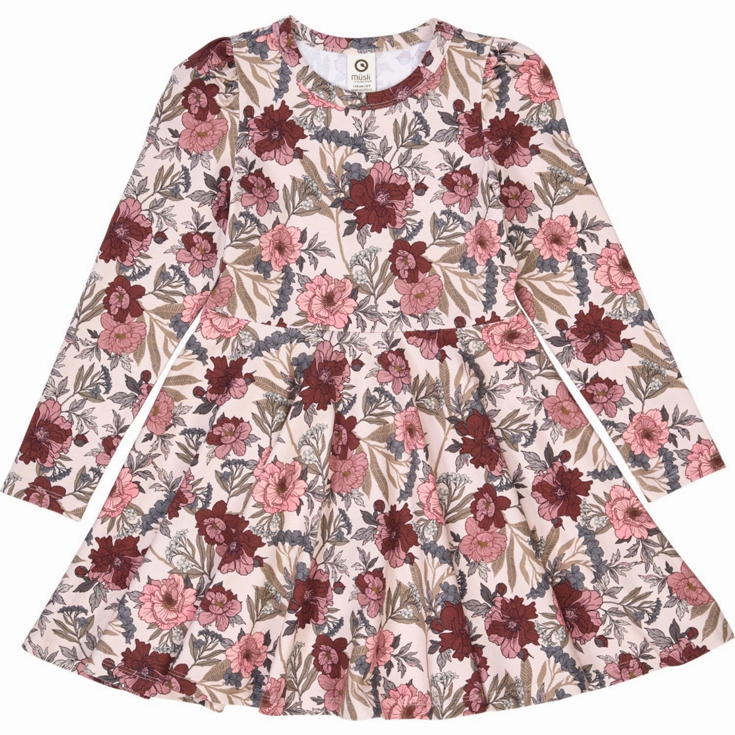 Moment Light Smart and Chic M??sli Nightingale/ Root/ Nostalgia Rose Bliss L/S Swing Dress