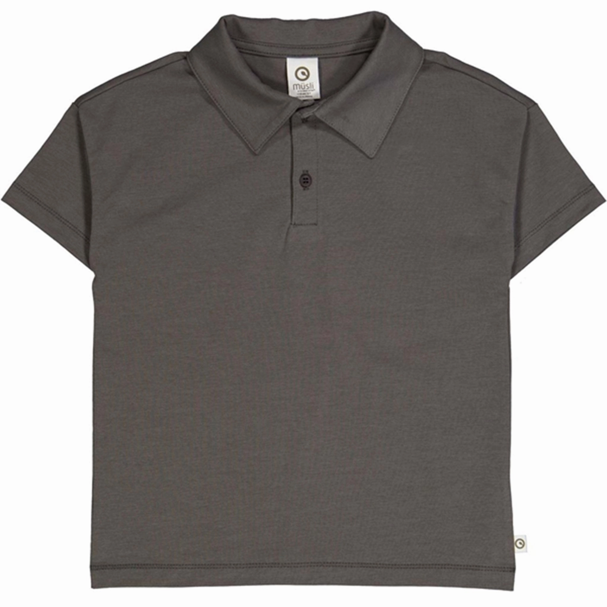 M??sli Tower Grey Cozy Me Polo Button-Down Collar