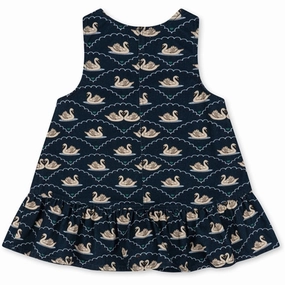 Simple Bow Simple Shape Konges Sl?jd Swan Fen Dress