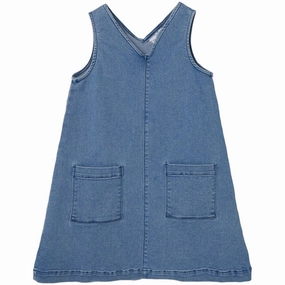 Name it Medium Blue Denim Dasja Denim Dress Work or Play Youthful Look