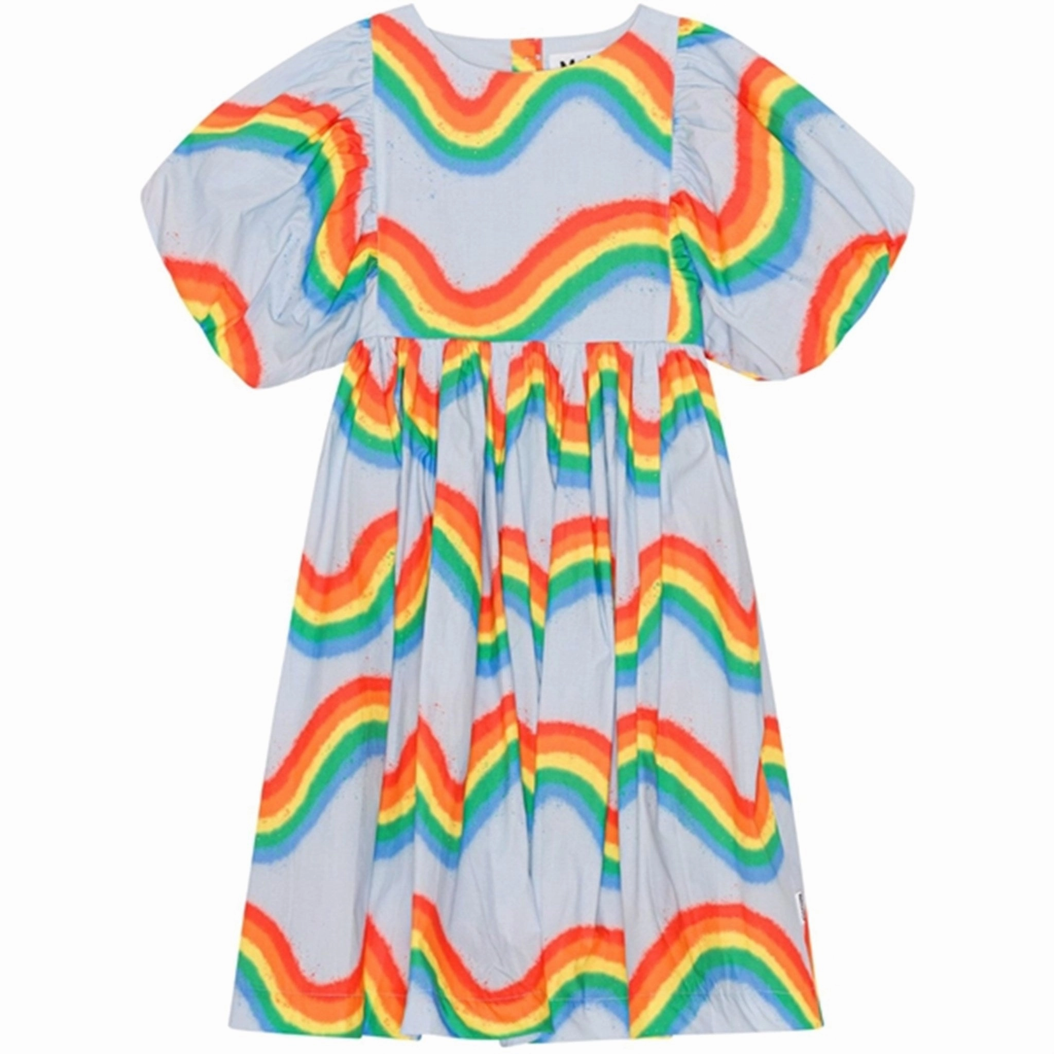 Molo Rainbow Waves Calyita Dress Earth-Tone
