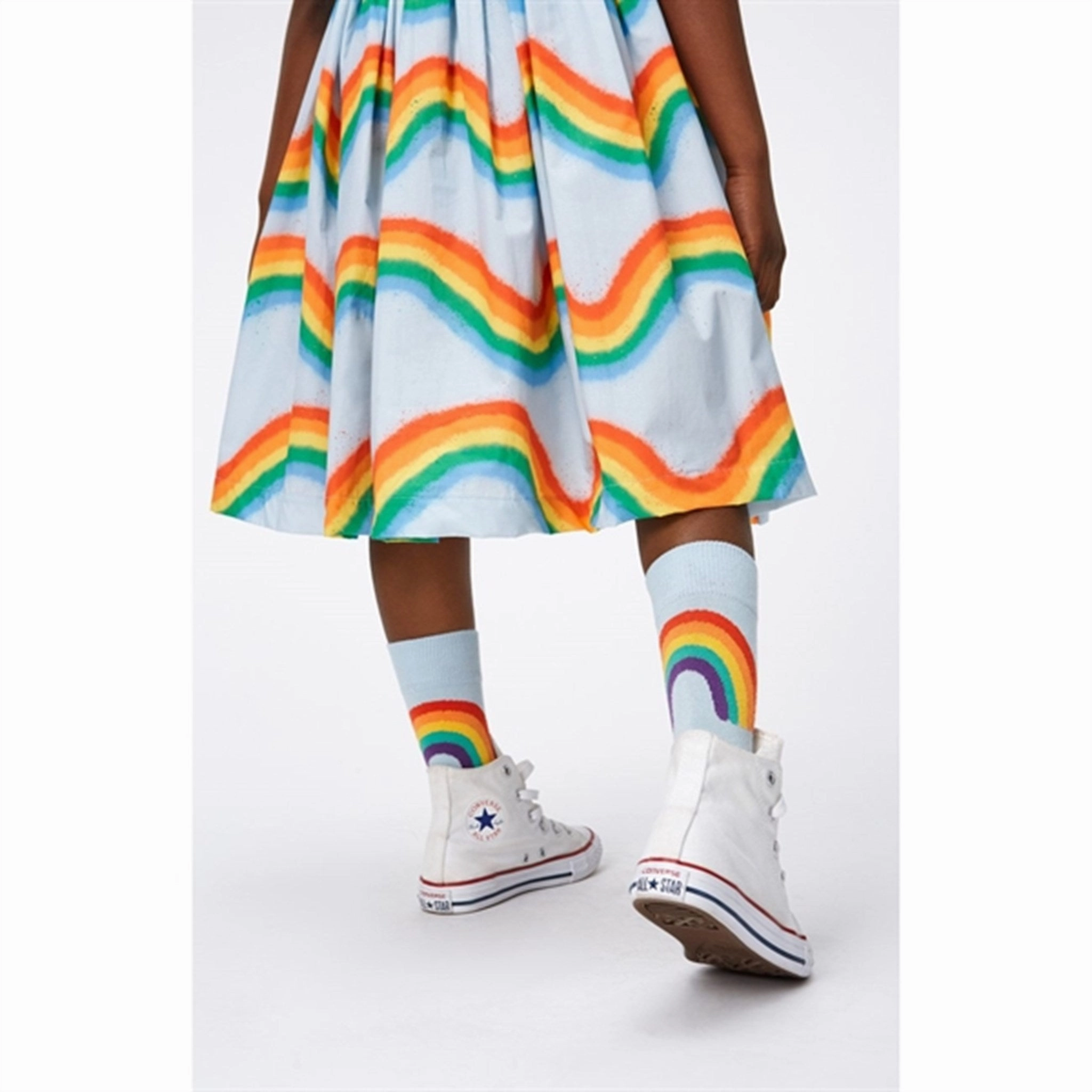 Molo Rainbow Waves Calyita Dress Elegant Ease