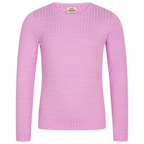 Seamless Side Panels Modern Aesthetic Mads N?rgaard 5x5 Neon Talika Blouse Purple Hebe