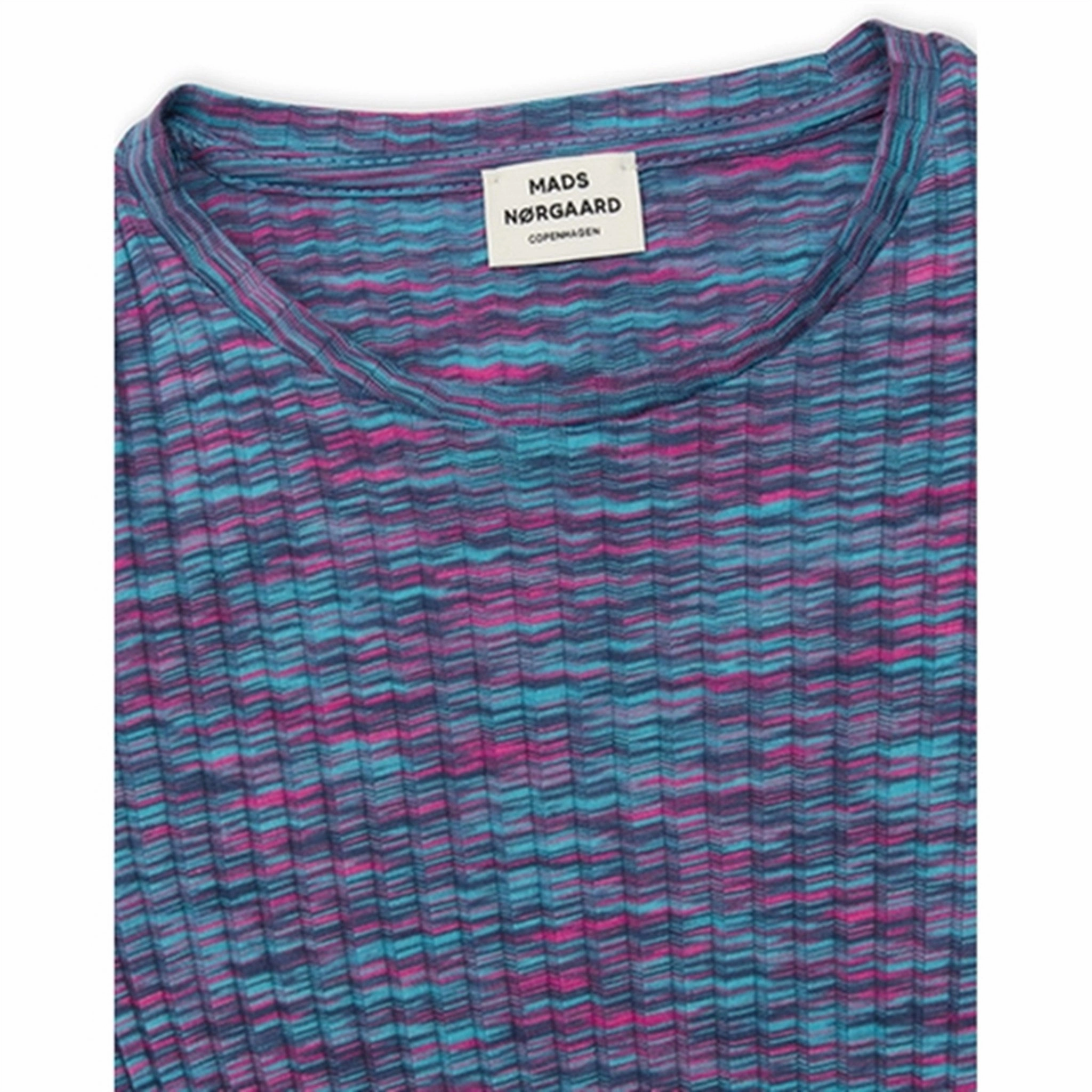 Mads N?rgaard 8x3 Mouline Dubina Dress Multi Purple Hebe Calm Lines