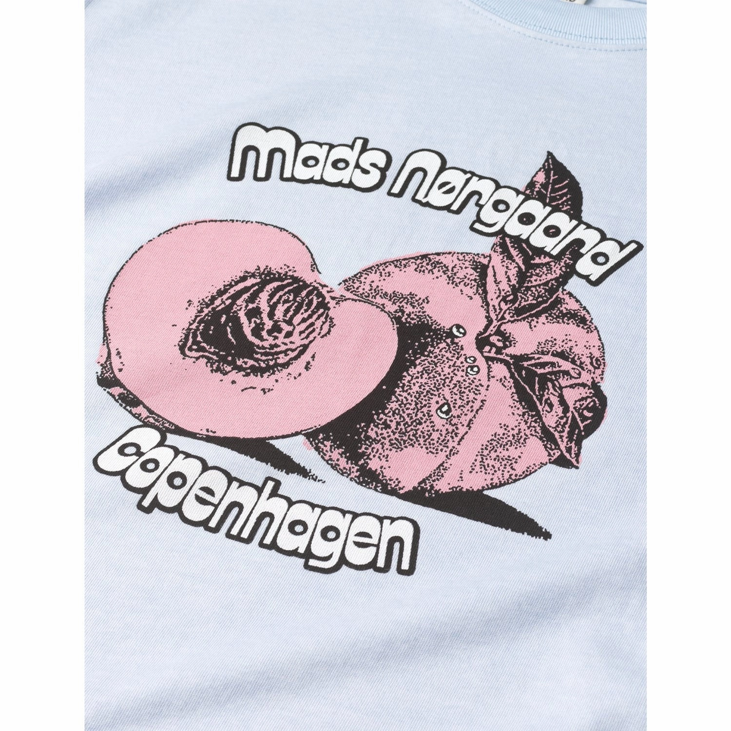 Mads N?rgaard Ballad Blue Dry Single Tristi Tee Stylish and Easygoing Minimal Fashion