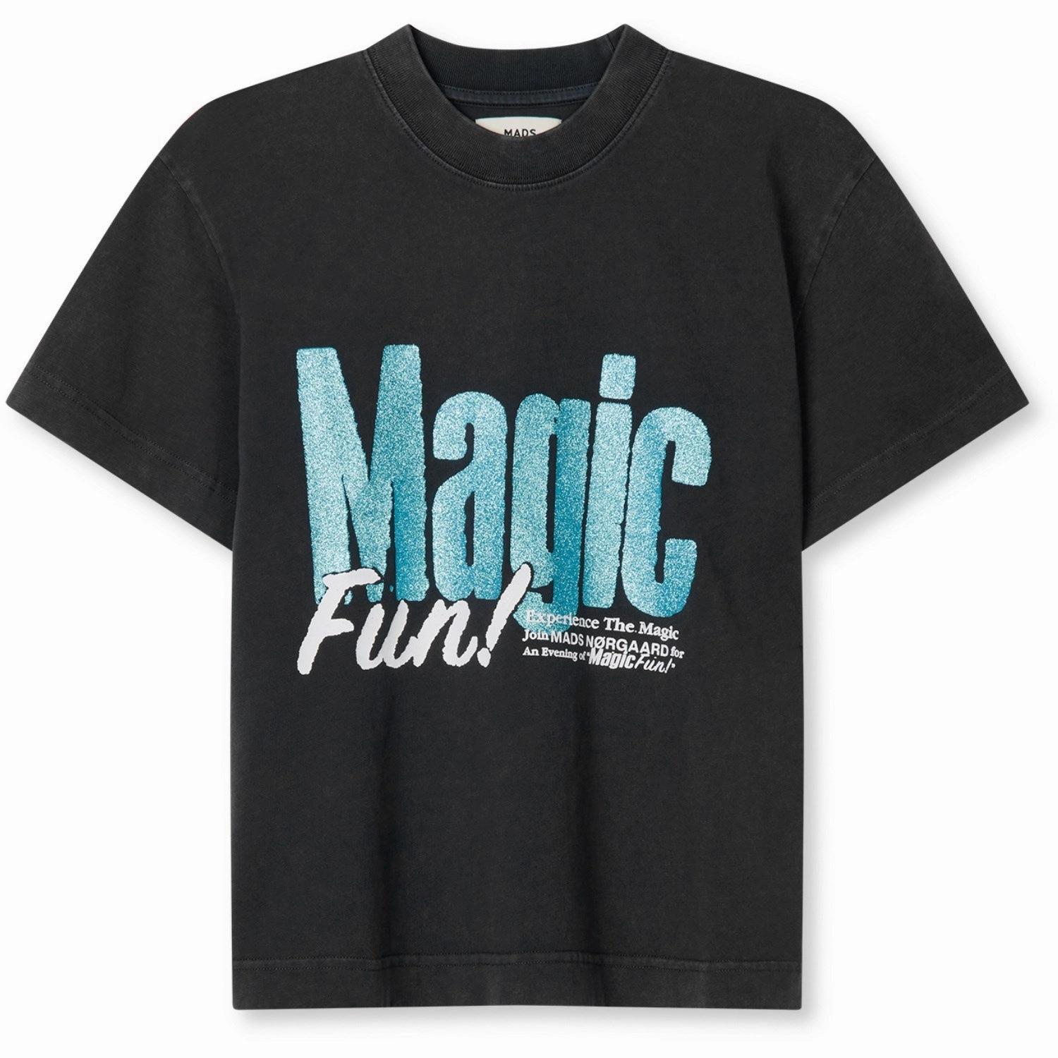 Mads N?rgaard Black Cotton Jersey Tristi Tee Sustainable production