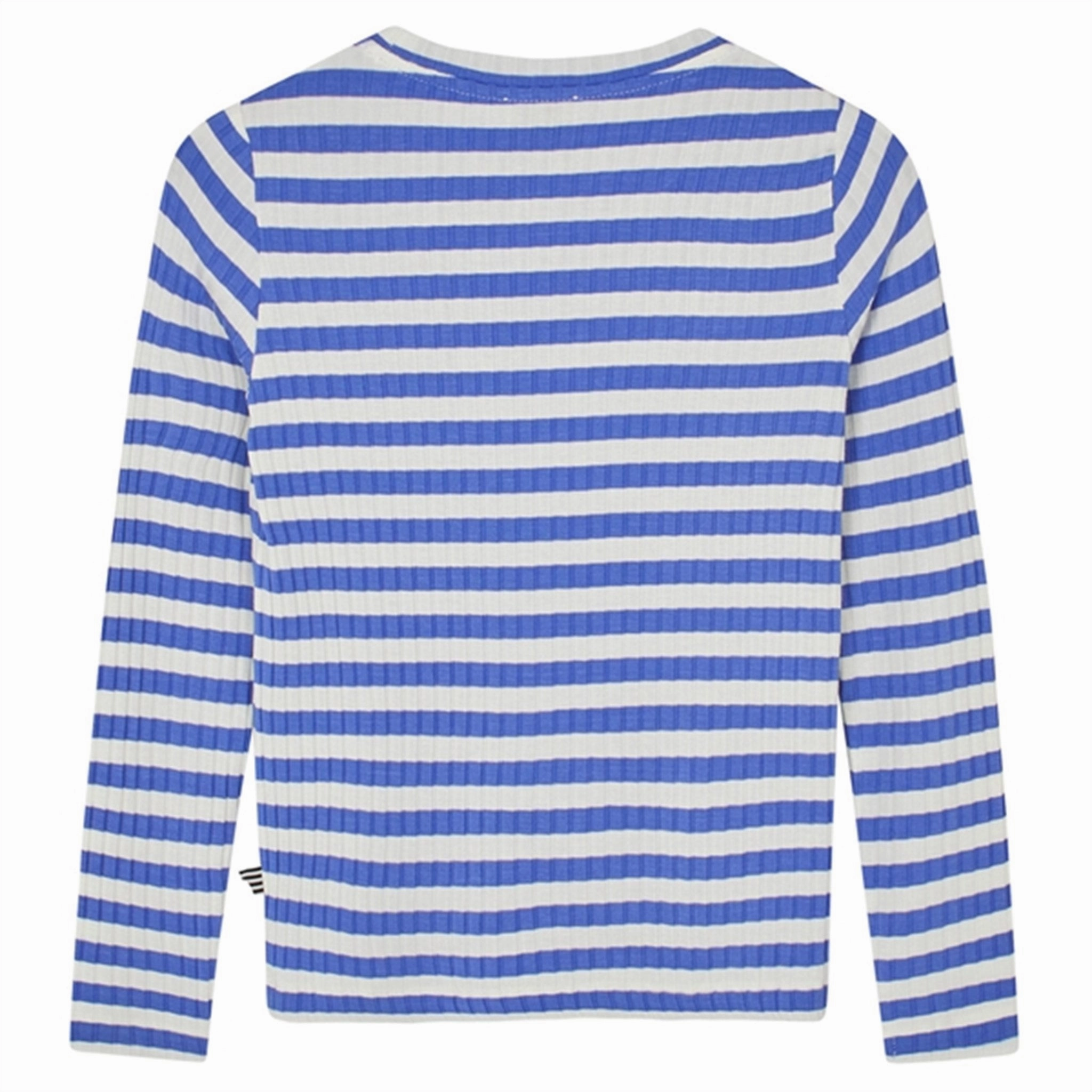 Mads N?rgaard Classic Stripe Talika Blouse Forever Blue/Vanilla Ice Contemporary Look V-neck style
