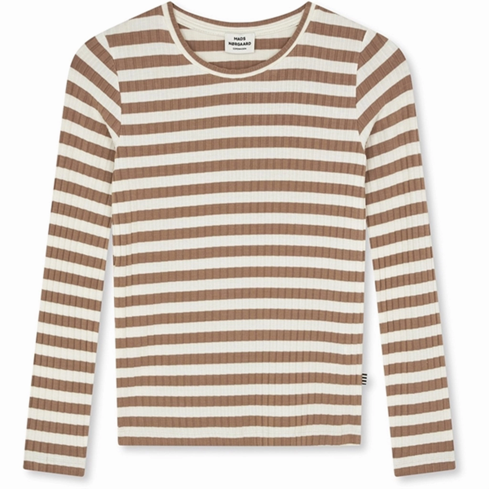 Mads N?rgaard Classic Stripe Talika Blouse Tiger's Eye/Vanilla Ice UV Protection Lightweight Construction