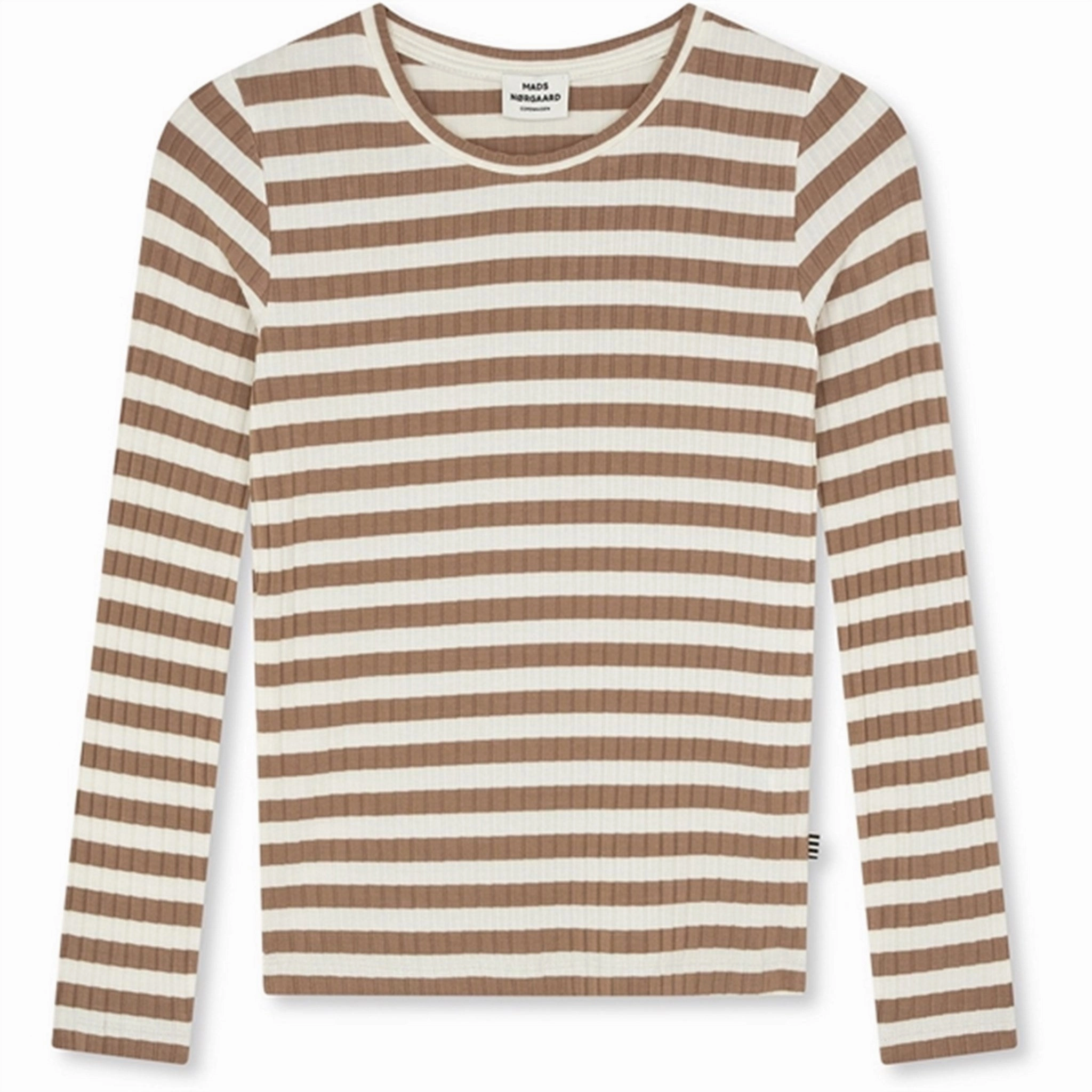 Poolside Lounge Budget Friendly Mads N?rgaard Classic Stripe Talika Blouse Tiger's Eye/Vanilla Ice