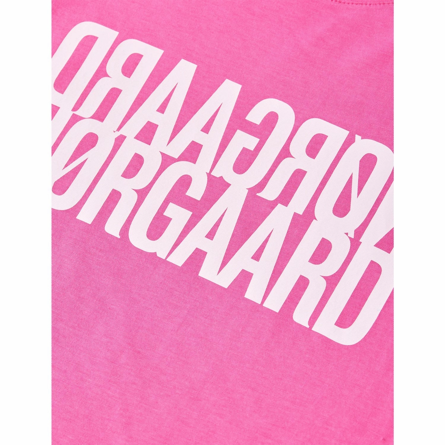 Mads N?rgaard Knockout Pink Single Organic Tuvina Tee Short Sleeve