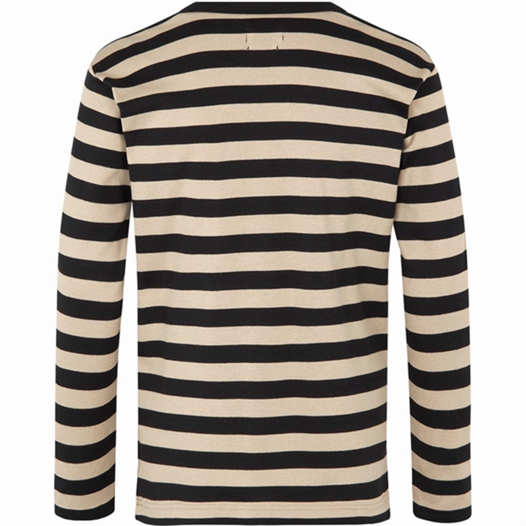 Mads N?rgaard Midi Rib Tobino Blouse Seneca Rock/Black Smooth Finish Coastal Vibes