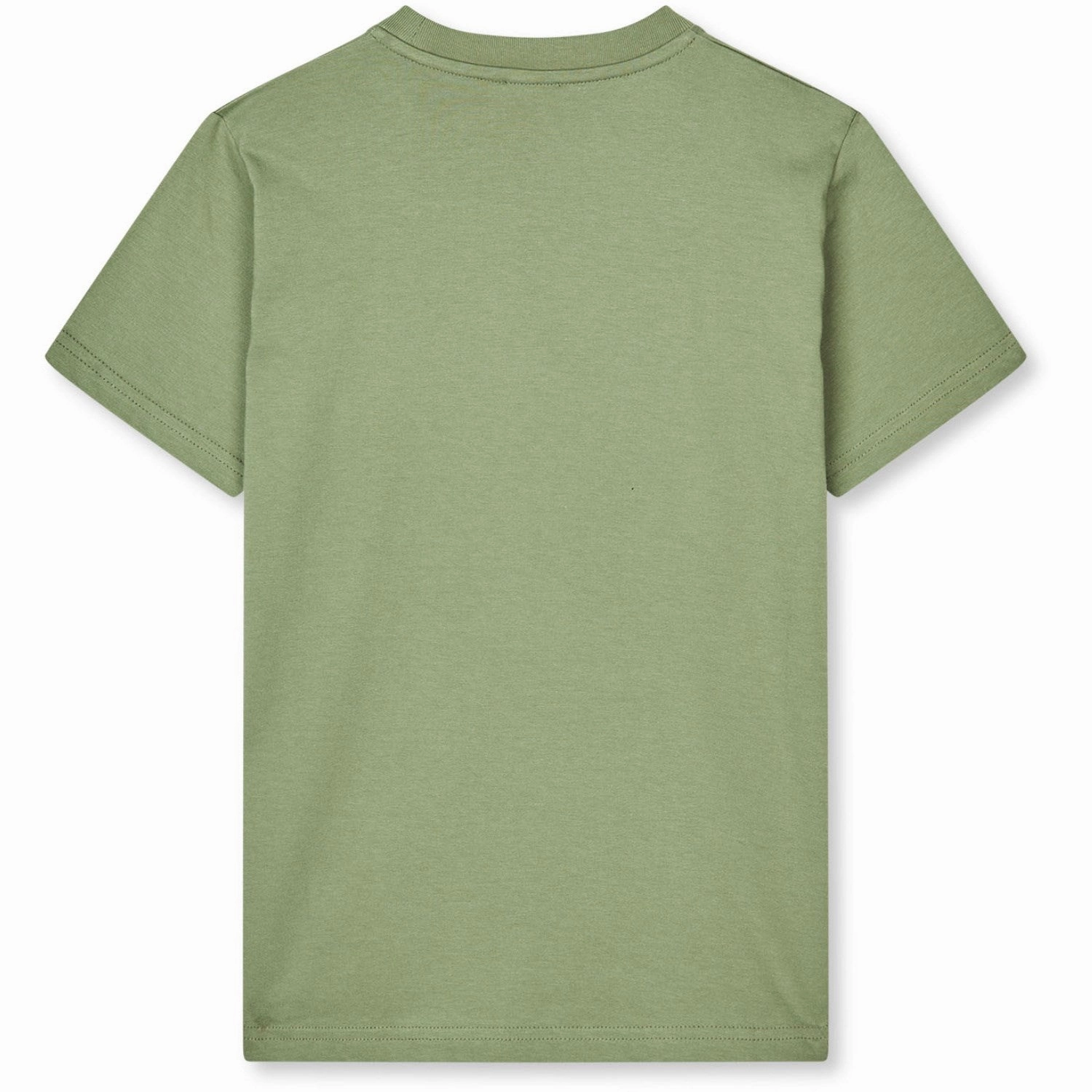 Mads N?rgaard Oil Green Printed Tee Thorlino Tee Fashion Layer