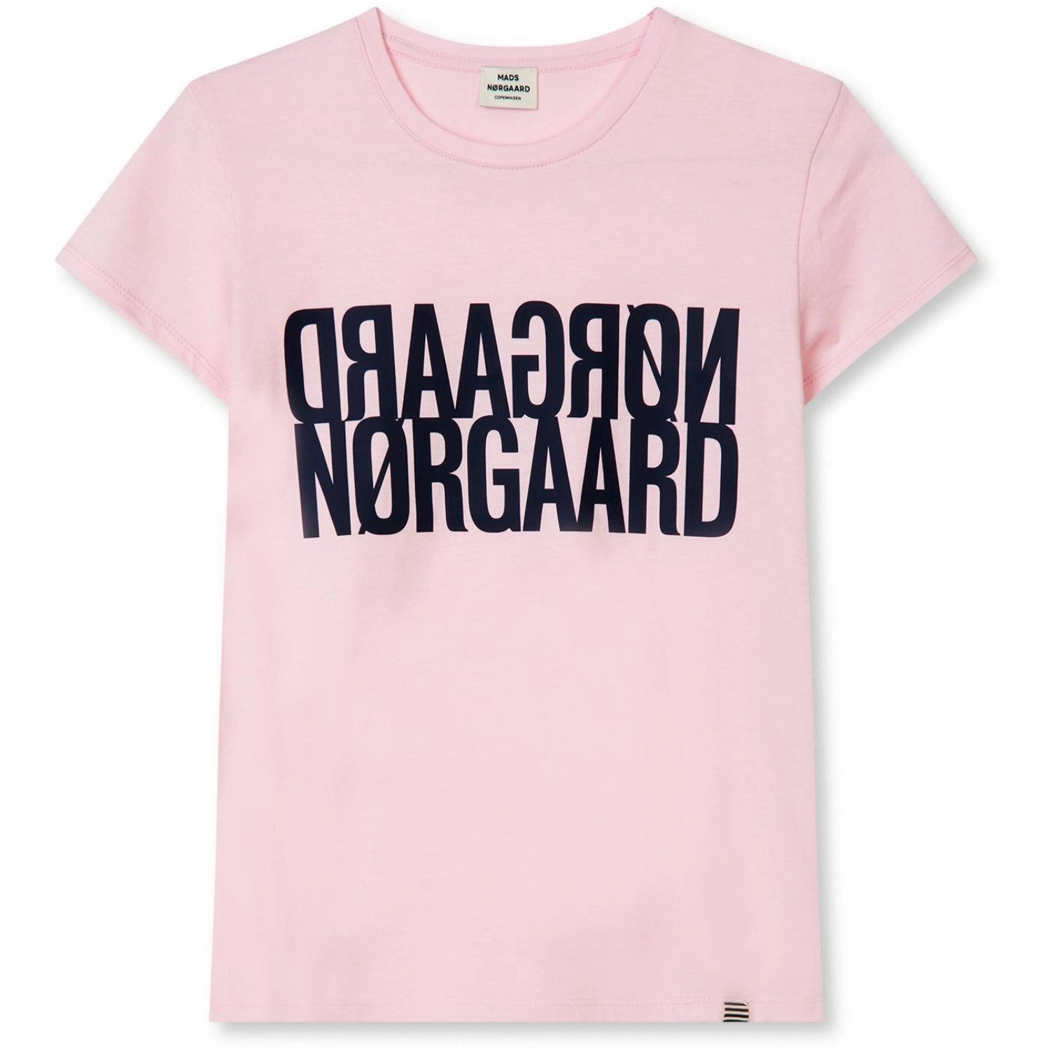 Mads N?rgaard Parfait Pink Single Organic Tuvina Tee Minimalist fashion