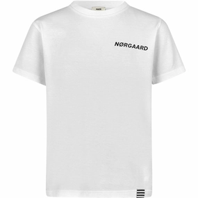 Chill Vibes Double Stitched Seams Mads N?rgaard Printed T-Shirts Thorlino T-Shirts White