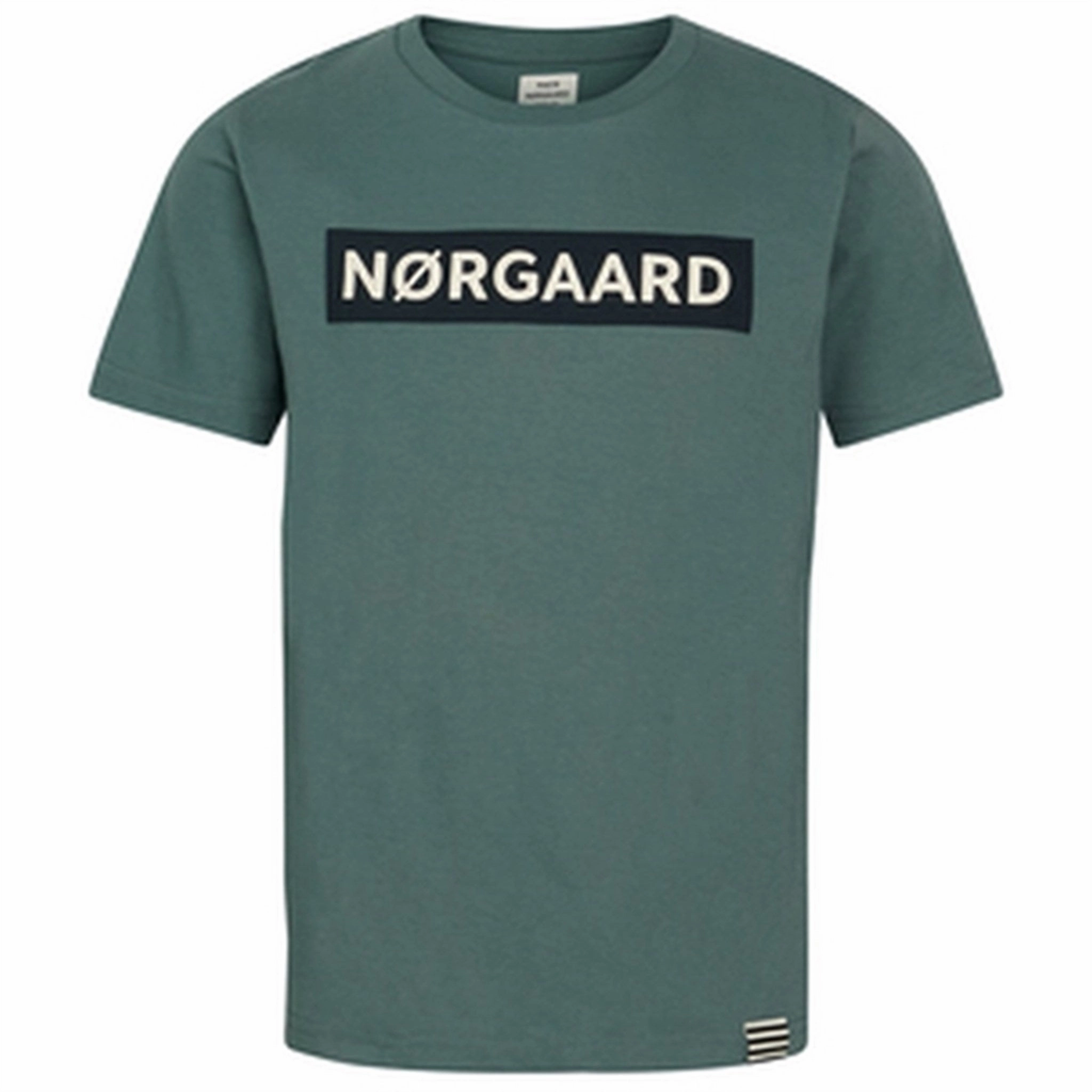 Casual Layer Wear HeatResistantMaterial Mads N?rgaard Printed Tee Thorlino T-Shirt Balsam Green