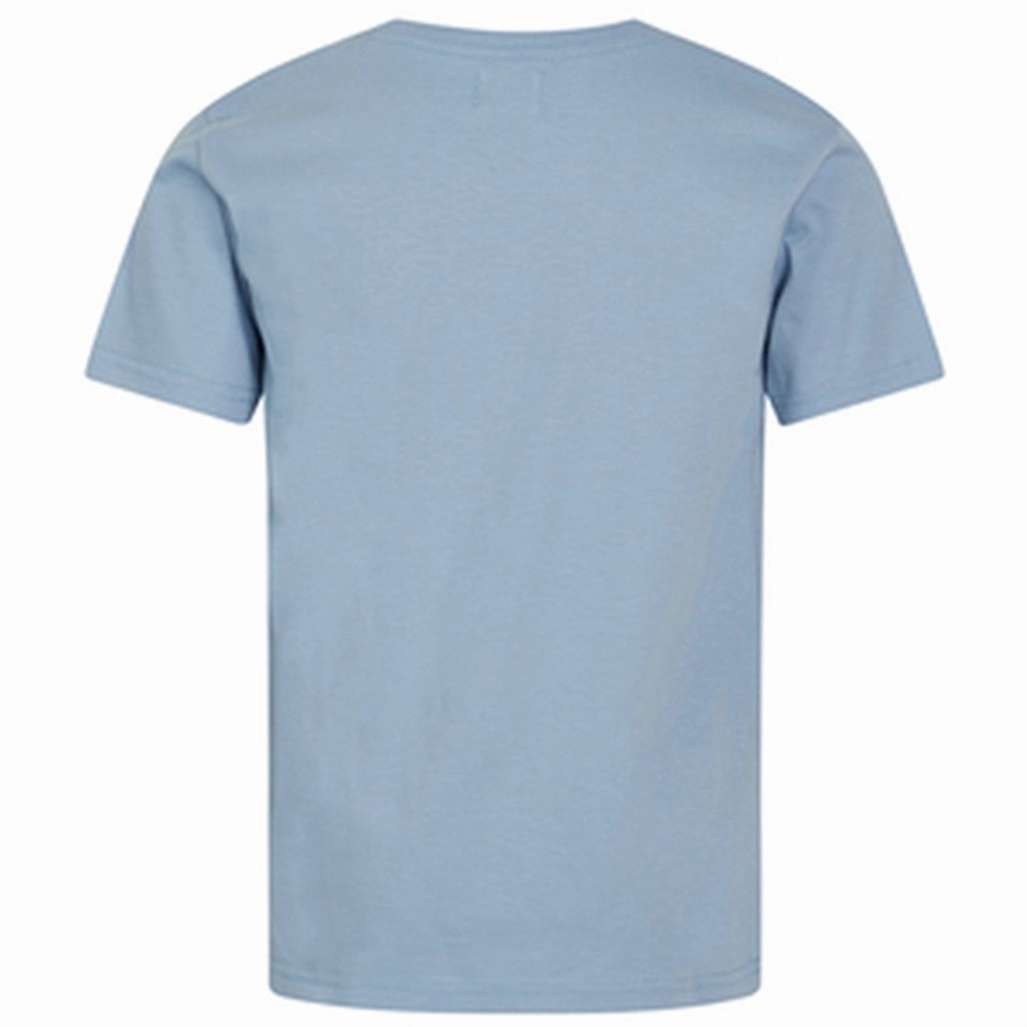 Stylish Wearable Mads N?rgaard Printed Tee Thorlino T-Shirt Faded Denim