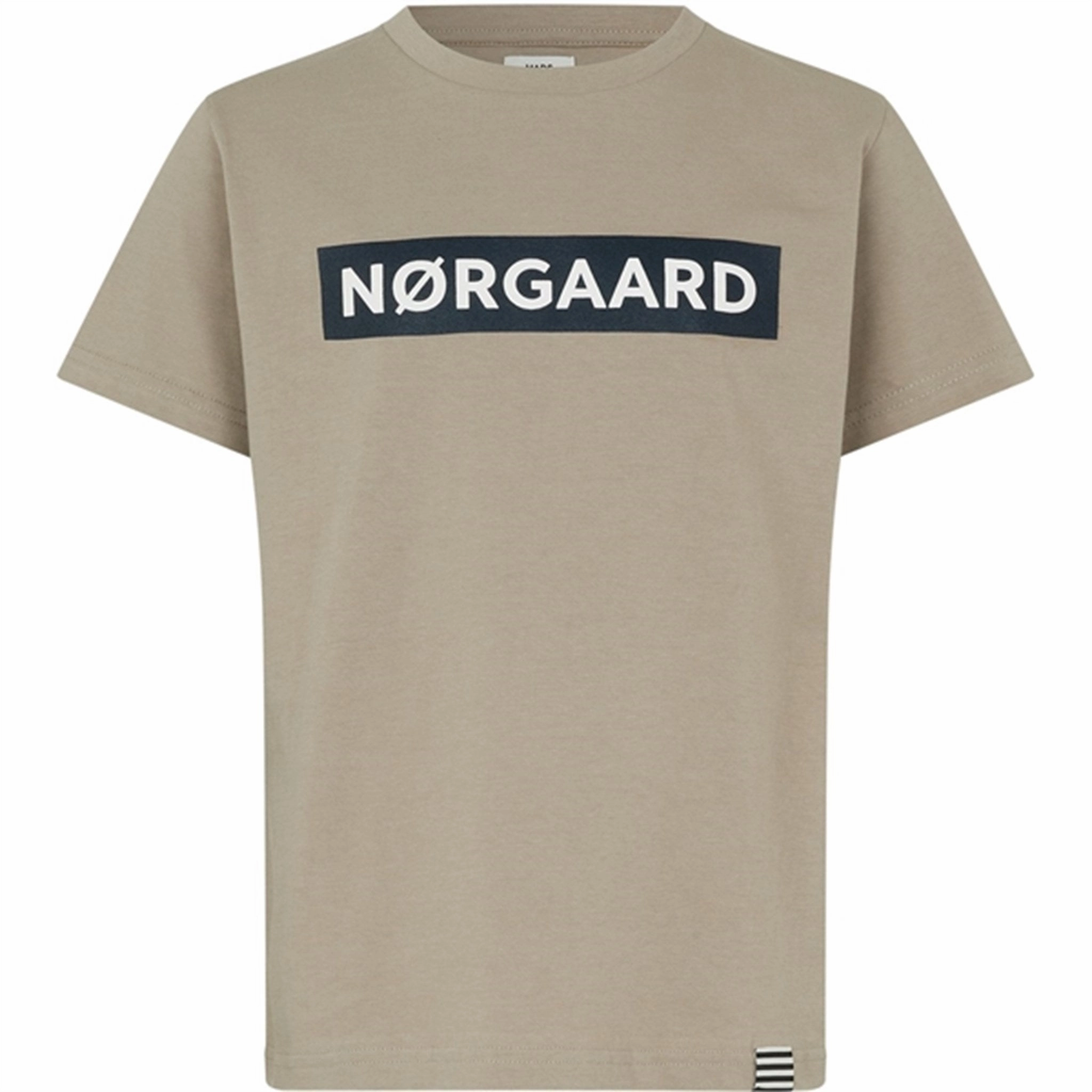 Fuzz Free Surface Fashionable Wear Mads N?rgaard Printed Tee Thorlino T-Shirt Vintage Khaki