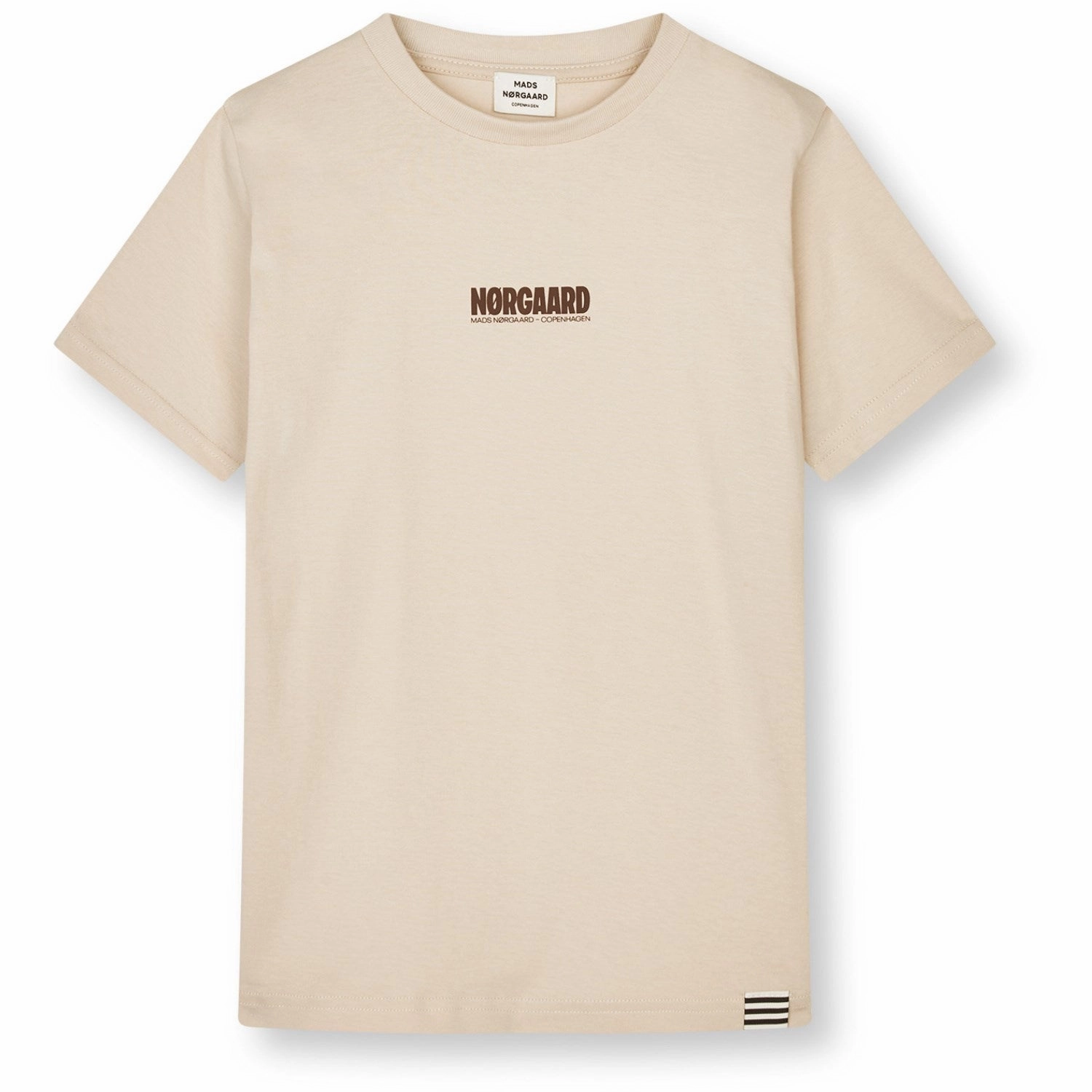 Mads N?rgaard Rainy Day Printed Logo Thorlino Tee Casual Layers Fashionable Option