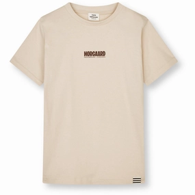 Classic Outfit Style Smart Casual Mads N?rgaard Rainy Day Printed Logo Thorlino Tee