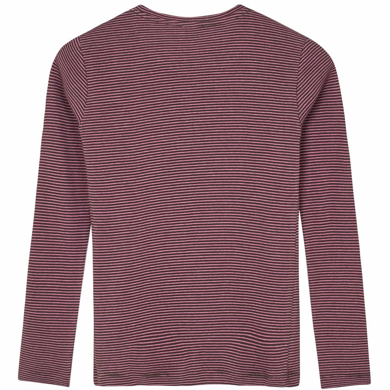Office Style Wrinkle Free Care Mads N?rgaard Rosin/Carmine Rose 2x2 Cotton Stripe Talino Blouse