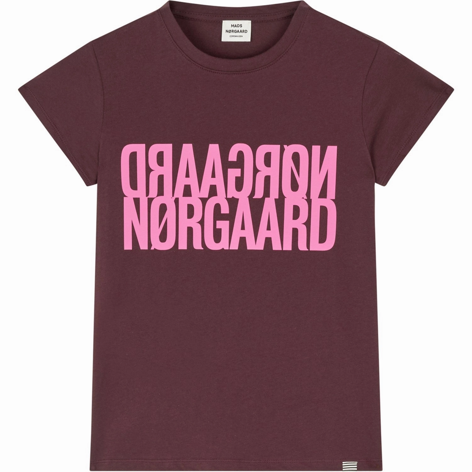 Mads N?rgaard Sassafras Single Organic Tuvina Tee Garment Washed Texture dry cleanable