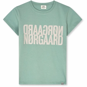 Tight Fit No Shrink Technology Mads N?rgaard Single Organic Tuvina T-Shirt Jadeite