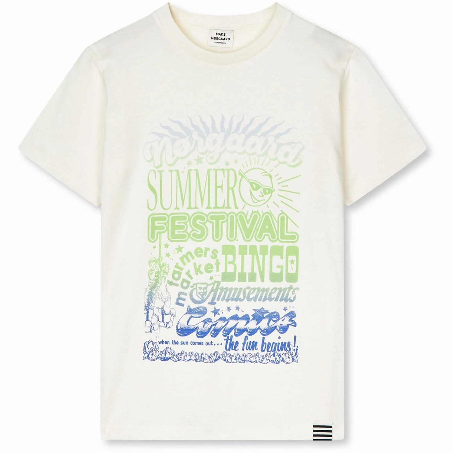 Cozy Wear LayeringFriendly Mads N?rgaard Snow White/Festival Printed Tee Thorlino Tee